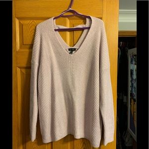 Knit sweater. Lavender colour.